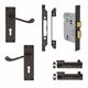 LATCHING LOCK KITS VINTAGE BRONZE