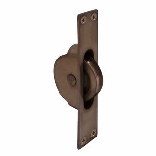 SASH WINDOW PULLEY NATURAL BRONZE