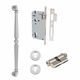 PULL HANDLE LOCK KITS SATIN NICKEL