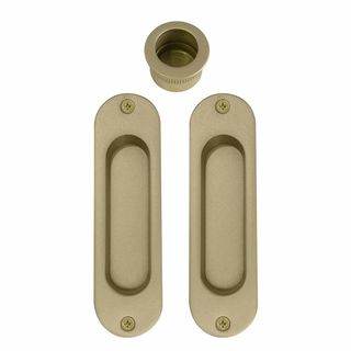 FLUSH PULLS MATT BRASS