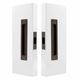 SLIDING DOOR PASSAGE SETS COCOA BRONZE