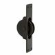 SASH WINDOW PULLEY DARK ROMAN BRASS