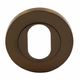 OVAL CYLINDER ESCUTCHEONS COCOA BRONZE