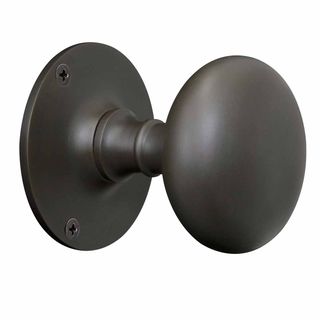 KNOB ON ROSE DARK ROMAN BRASS