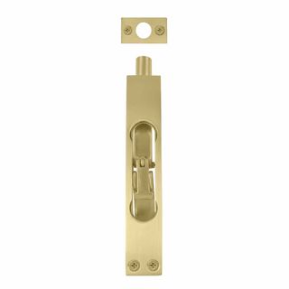 FLUSH BOLTS MATT SATIN BRASS