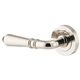 LEVER ON ROSE POLISHED NICKEL