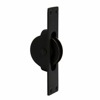 SASH WINDOW PULLEY MATT BLACK