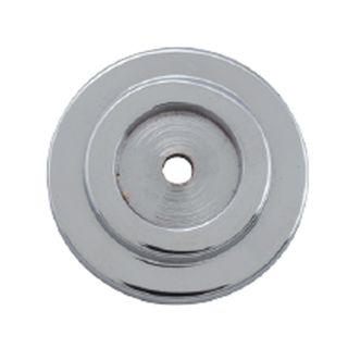 CABINET KNOB BACKPLATES CHROME PLATE