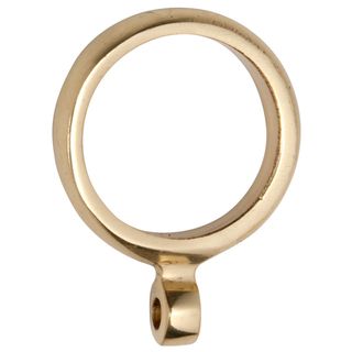 CURTAIN RINGS POLISHED BRASS