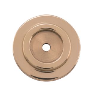 CABINET KNOB BACKPLATES POLISHED BRASS