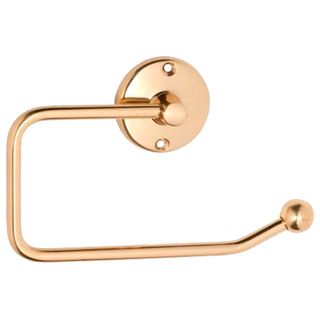 TOILET ROLL HOLDERS POLISHED BRASS