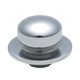 DIMMER-FAN CONTROL KNOB CHROME PLATE