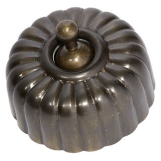 FLUTED RANGE ANTIQUE BRASS