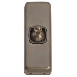 FLAT PLATE TOGGLE RANGE ANTIQUE BRASS