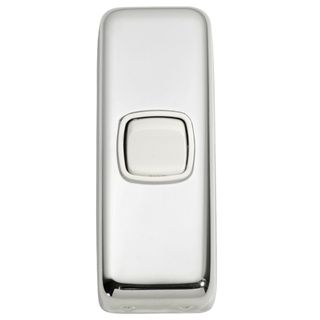 FLAT PLATE ROCKER CHROME PLATE-WHITE