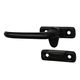 SPLIT RAIL FASTENERS MATT BLACK