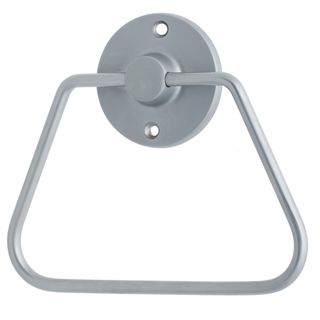 TOWEL RING SATIN CHROME