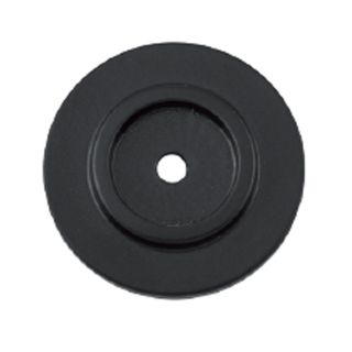 CABINET KNOB BACKPLATES MATT BLACK