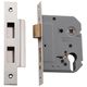 RESIDENTIAL MORTICE LOCKS POLISHED NICKEL