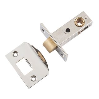 MORTICE LATCHES POLISHED NICKEL