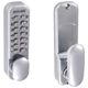 KEYPAD LOCKS SATIN CHROME