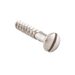 WOOD SCREWS SATIN NICKEL