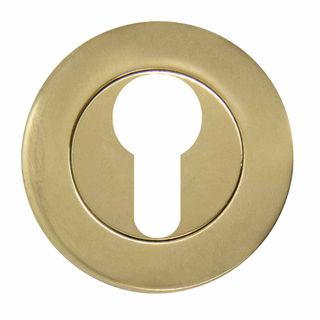 EURO ESCUTCHEONS UNLACQUERED BRASS