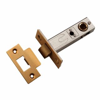 MORTICE LATCHES BRUSHED BRASS