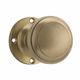 KNOB ON ROSE SATIN BRASS