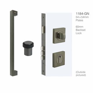 PULL HANDLE LOCK KITS GRAPHITE NICKEL