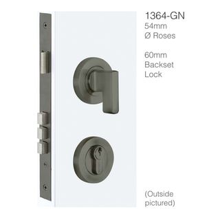 LATCHING LOCK KITS GRAPHITE NICKEL