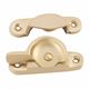 SASH WINDOW FASTENERS SATIN BRASS