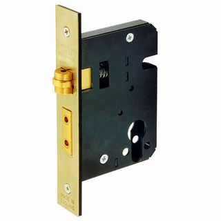 RESIDENTIAL MORTICE LOCKS UNLACQUERED BRASS