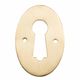 KEY HOLE ESCUTCHEONS SATIN BRASS