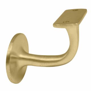 BANNISTER BRACKETS MATT SATIN BRASS