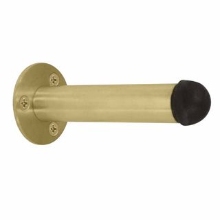 DOOR STOPS MATT SATIN BRASS