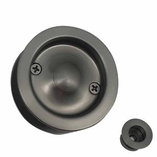 SLIDING DOOR PASSAGE SET SATIN GRAPHITE