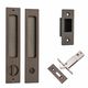 SLIDING DOOR PRIVACY SETS SIGNATURE BRASS