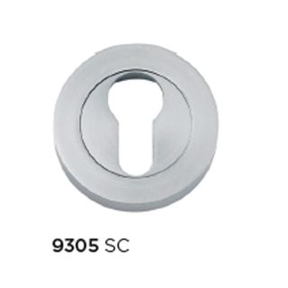 ESCUTCHEONS & TURNS SATIN CHROME