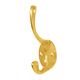 HAT-COAT ROBE HOOKS POLISHED BRASS