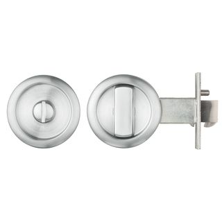 SLIDING DOOR PRIVACY LATCH CHROME PLATE