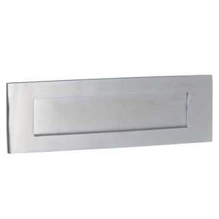 LETTER PLATES SATIN CHROME