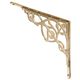 SHELF BRACKETS POLISHED BRASS