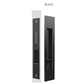 SLIDING DOOR PRIVACY LATCH MATT BLACK