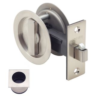 SLIDING DOOR PRIVACY LATCH STAINLESS STEEL