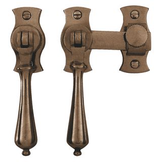 FRENCH DOOR FASTENERS FLORENTINE BRONZE