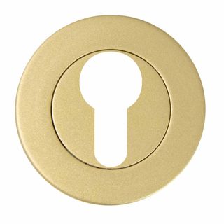 ESCUTCHEONS & TURNS MATT BRASS