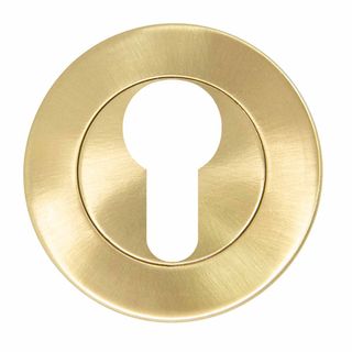 ESCUTCHEONS & TURNS SATIN BRASS