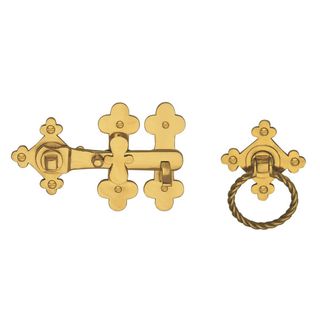 GATE HARDWARE POLISHED BRASS