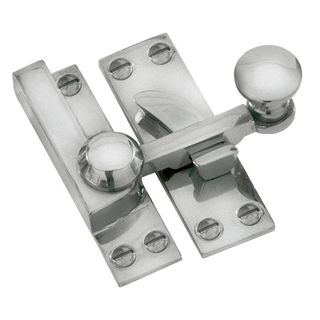 SASH WINDOW FASTENERS CHROME PLATE